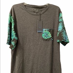 Westy Hawaiian Floral Pocket T Shirt Men XL